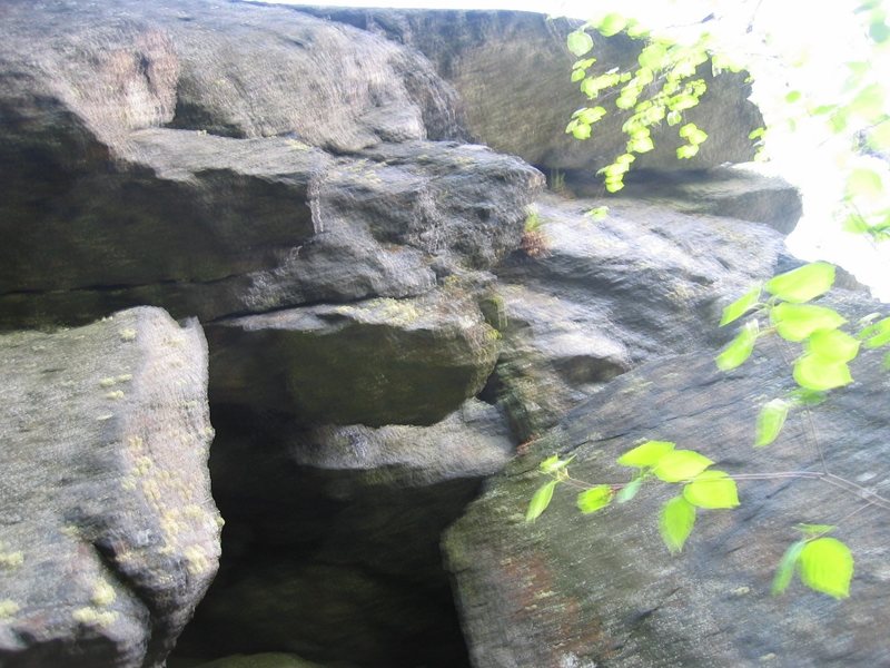 Looking up at the ultiamte don't do choss route in Duluth