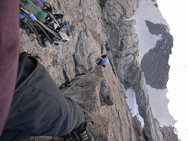 Gonzalo about to come into the crux.