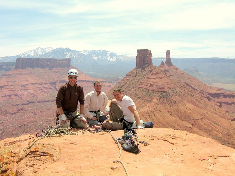 Brad, Travis and John on the summit.