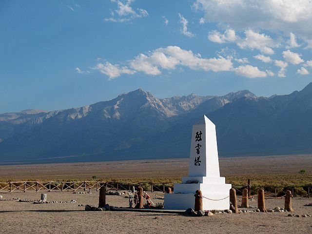 The cemetery at Manzanar, Lone Pine Area