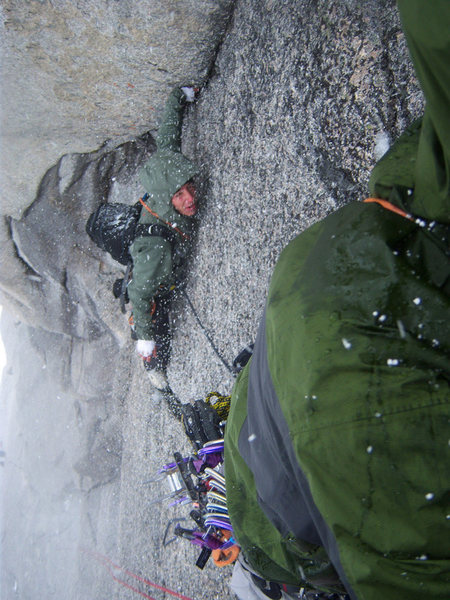 Pitch 6. Some of that notorious Bugs weather.<br>
Matt Lloyd Photo