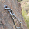 This is an externally-threaded sleeve bolt at Fire Crag with a Fixe Sport Climbing Anchor attached to it. It is the ONLY anchor bolt that protects an easy climb on one side of the crag. Apparently people are clipping a rope through the hook and using the bolt as the sole protection for this route.