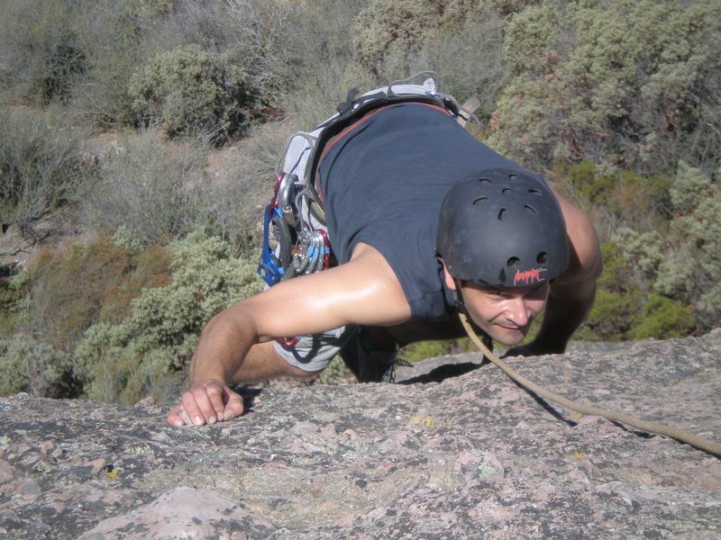 Michael attacking, West Face of First Sister