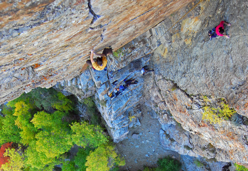 Beautiful fall conditions on Goodro's and Six Appeal.