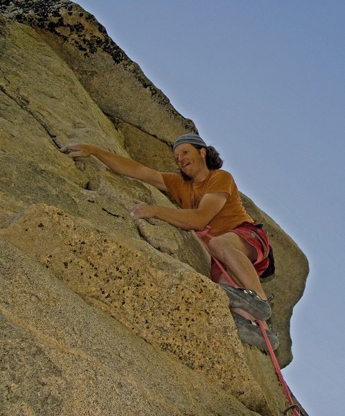 Committing to the balancy moves up to the 2nd bolt on The Gathering, 5.11b