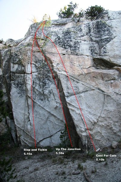 A Topo for the Squeeze section at McLeod Lake