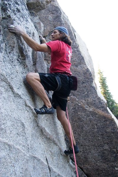 Starting out on Up The Junction, 5.10a