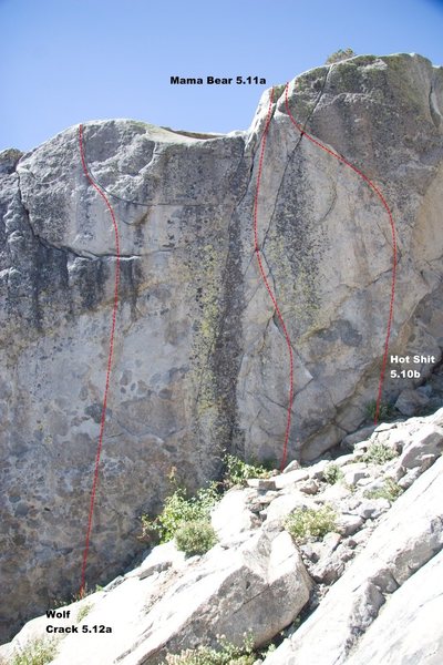 Wolf Crack Topo, 5.12a