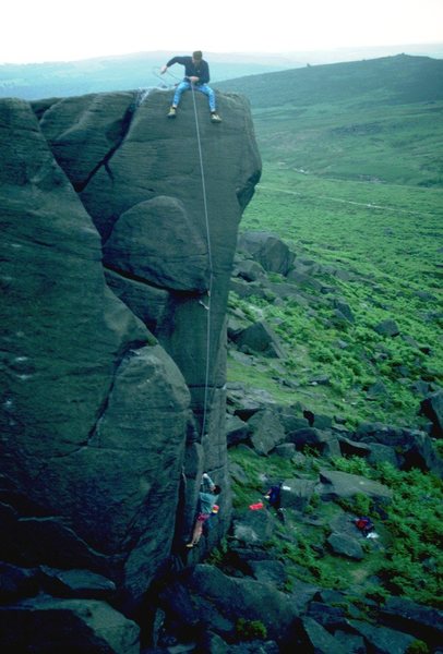 Climbers on Tower Crack, 5.9