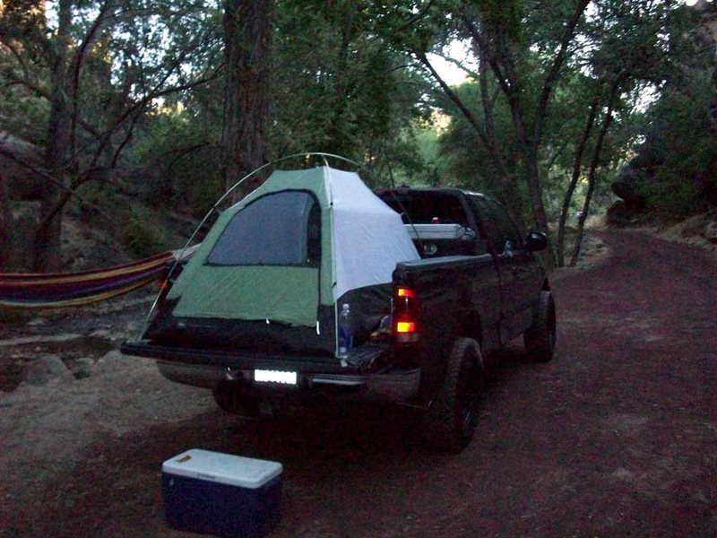 Easy camping with climbing right there by the truck and EVERYWHERE!