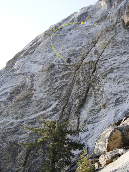 Offshoot, from the Left Ski Track anchors