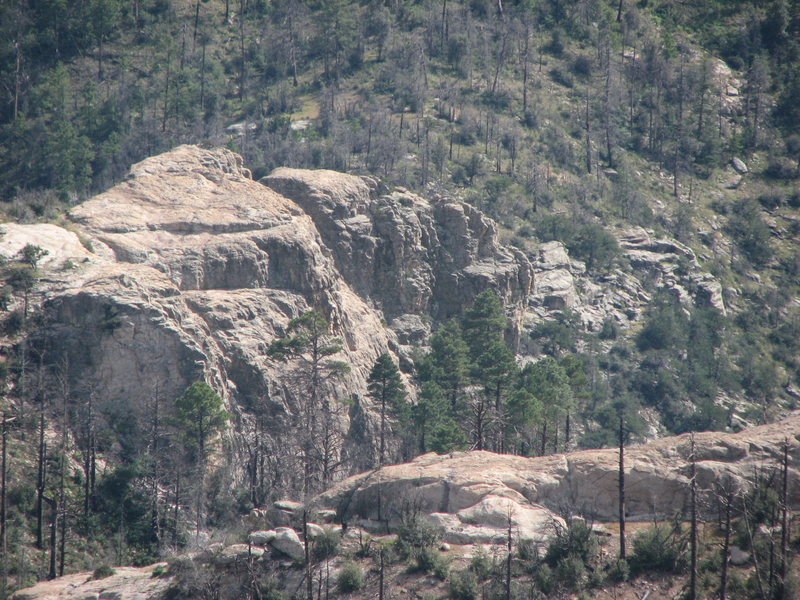 Shot of Munchkinland taken from the top of the Outcroppings.