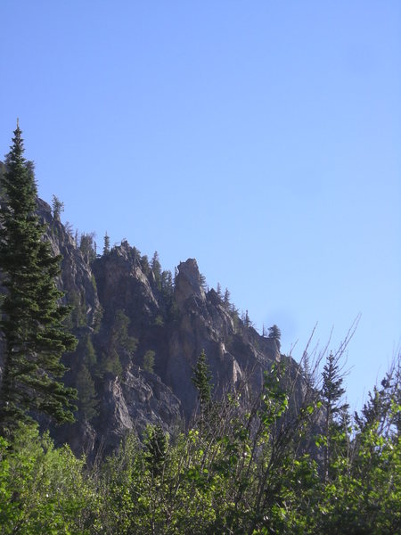 Baxter's Lost Pinnacle. Early morning View<br>
<br>