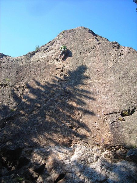 Ashley on lead, Feet Do Not Fail Me Now.