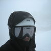 Me gathering my self during whiteout conditions; the flats, Mt. Rainier