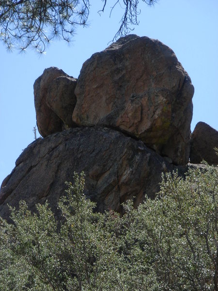 Bowery Rock from the southwest.
