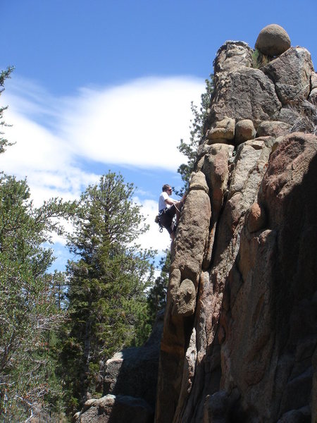 Jochen leading the upper section of Bullish.