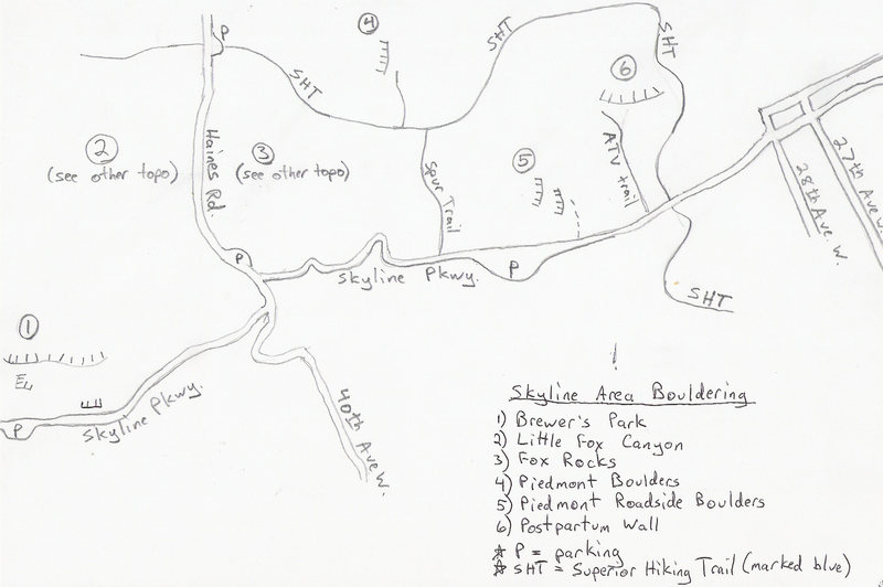 Climbing in Postpartum Wall, Duluth Area (Rock and Ice)