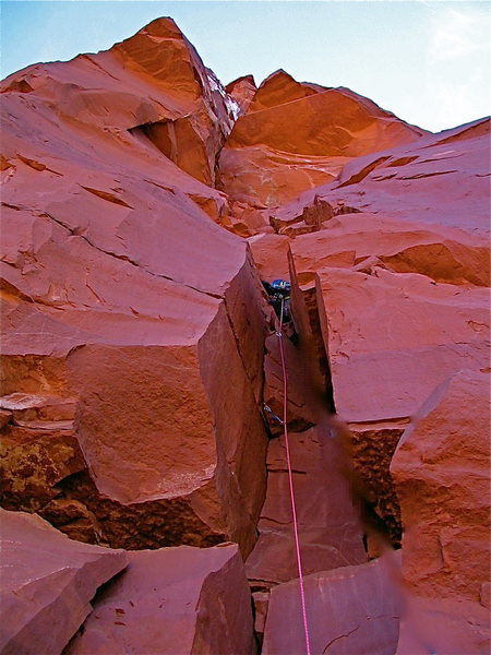 First pitch of west face