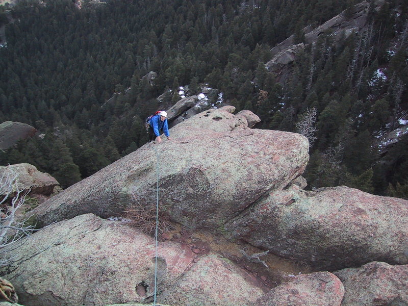 Topping out on Crescent.