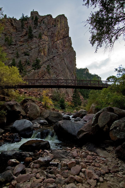 The Bastille from South Boulder Creek. Photo: James Beissel, October 2008.