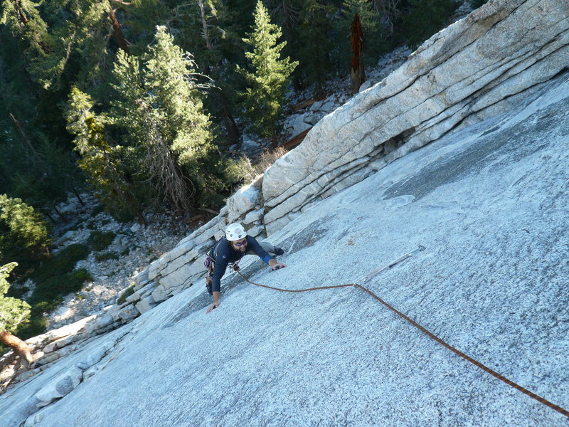 All smiles, Aaron starts the "tough" section of 'Too Biased' (5.9)
