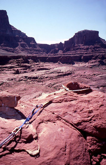 Summit anchor. Photo; Todd Gordon