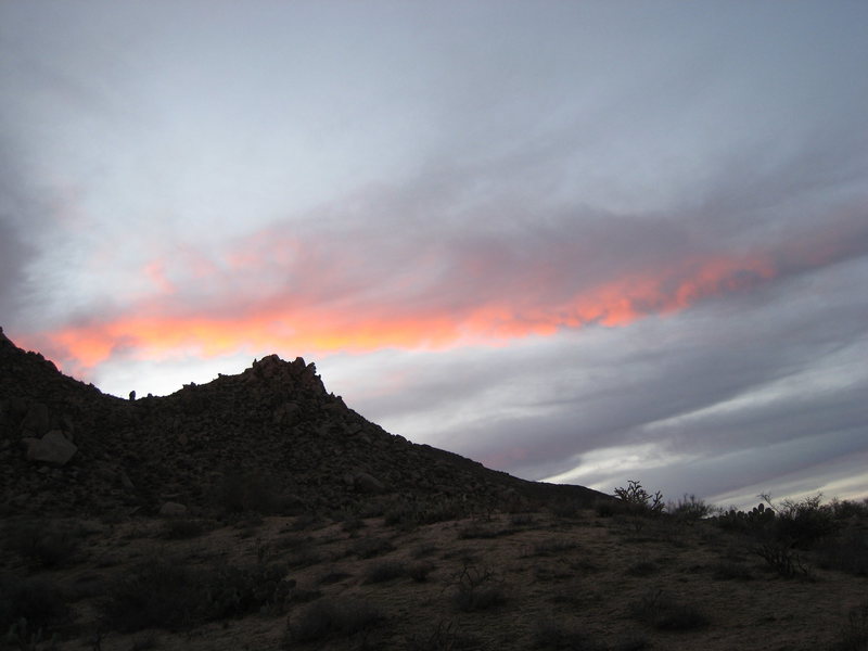 Maybe Zeus and Hera had a unicorn, and this is her tail as she runs toward the sun.<br>
<br>
January 2007