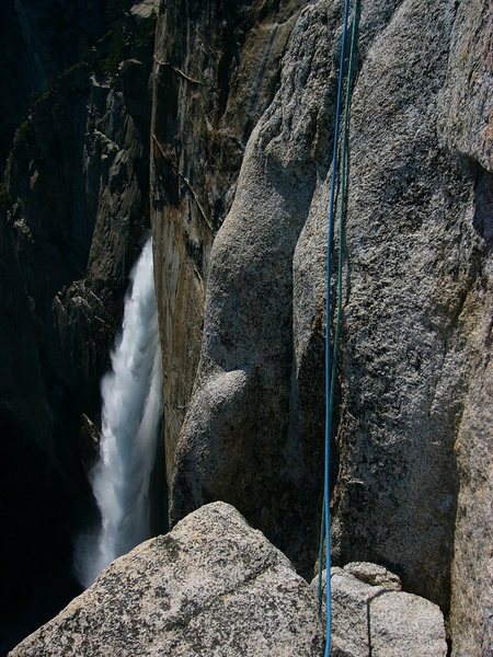 turning corner at beginning of pitch 2