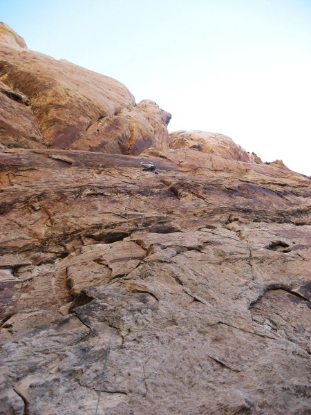 Andy on the crux moves.