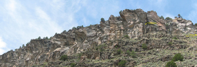 Miner's Grag from the river during the filming of "A Gorgeous Day". July 14, 2008.