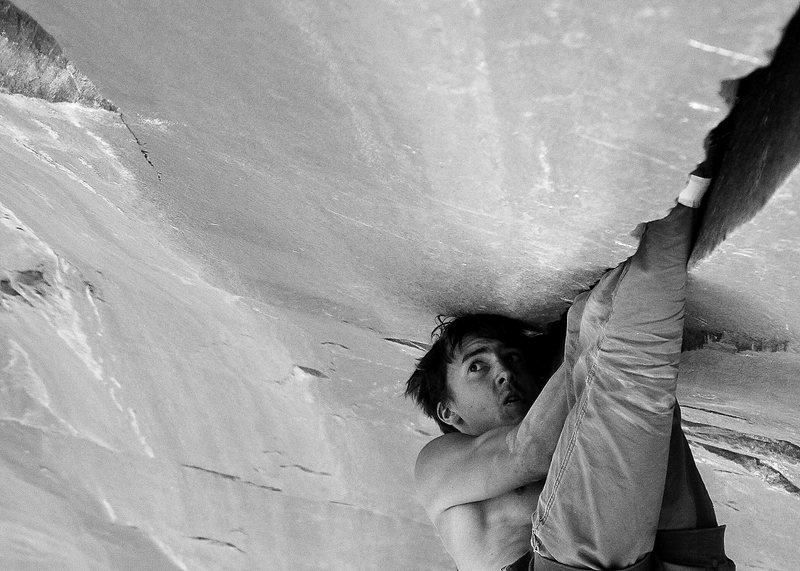 Mason free forming at the cliffs.