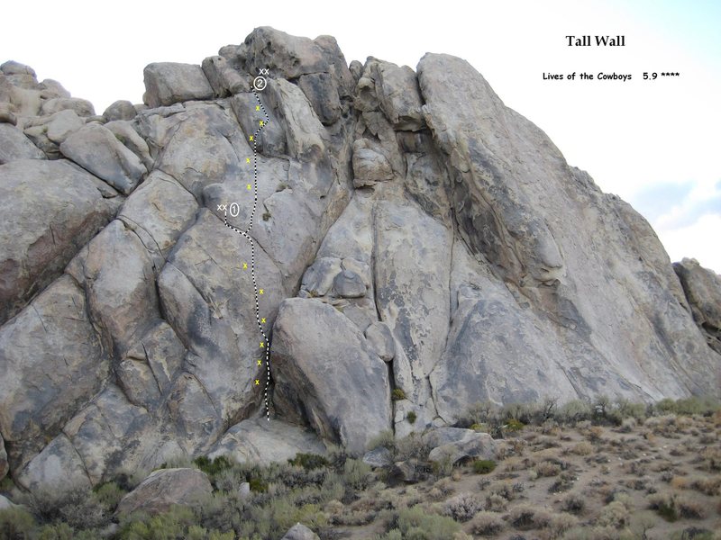 Lives of the Cowboys, Tall Wall, Alabama Hills California