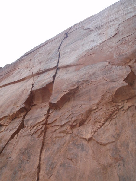 The 5.12- crux pitch