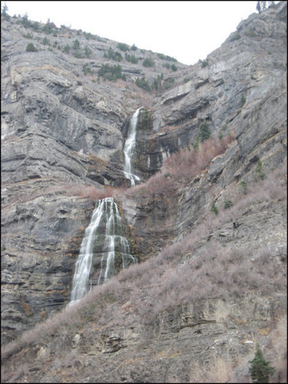 bridalveil ice (or lack thereof) as of Thanksgiving Day 2008.