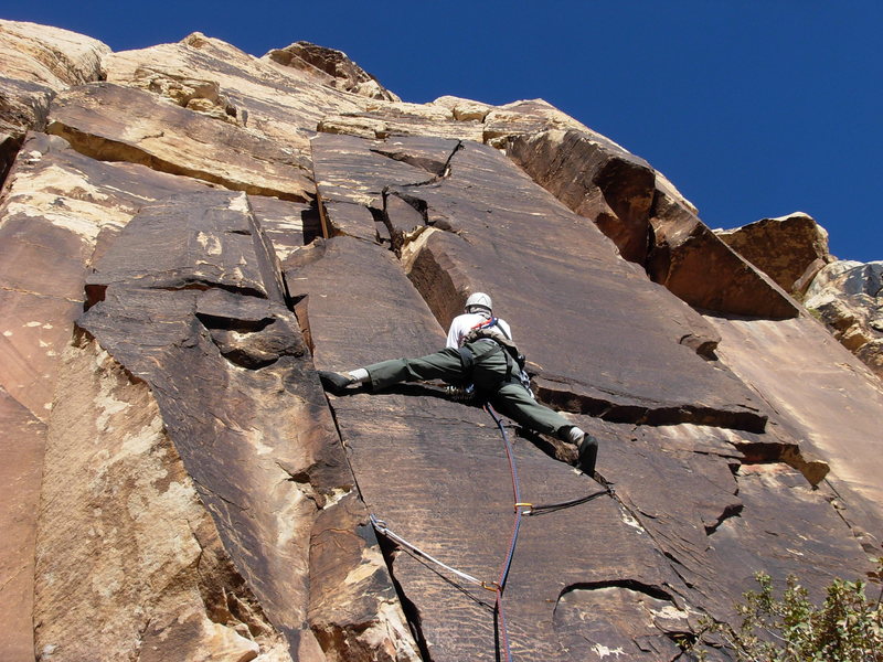 Maurice Horn starting Byrd Pinnacle Left.