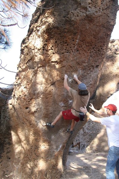 The start of the better holds on I Am a Pathetic Bastard, V3