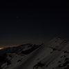 Looking across the face of Timp under a full moon from Everest Ridge.