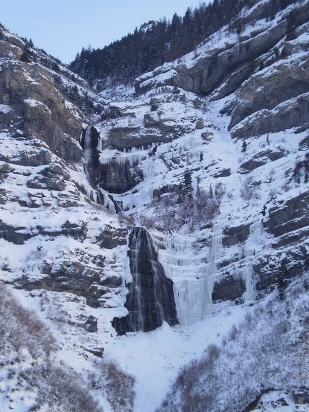 (12-17-09) Bridal Veil Falls, BV Left, BV Right, & White Nightmare.