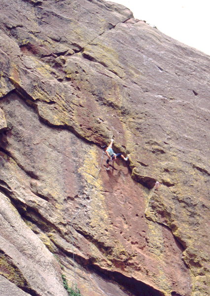 Bob Horan on the west face of the Fourth Flatiron.