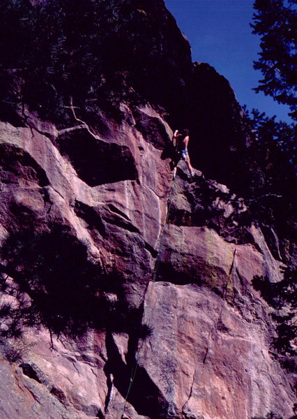 Jerry Moffat on Grande Parade. Photo: Bob Horan Collection.