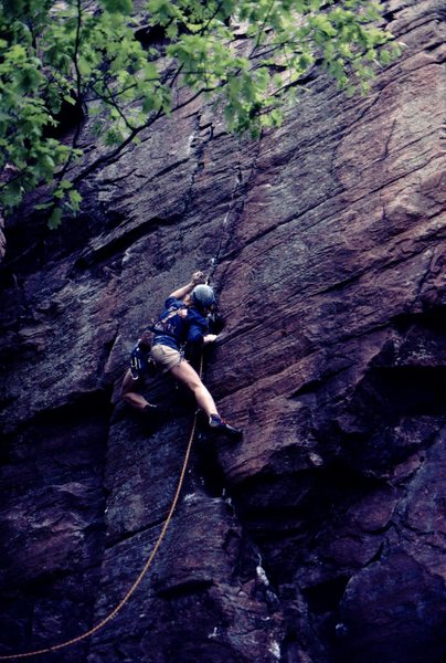 Rich Bechler leading Throughfare, Photo: Bob Horan Collection.