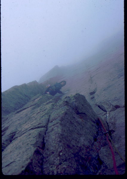 Bob Horan approaching the dihedral pitch, King of Swords.