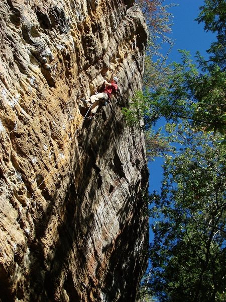 Shot 3 of 4. Ben (NorMN) on Steelworker, October '08.