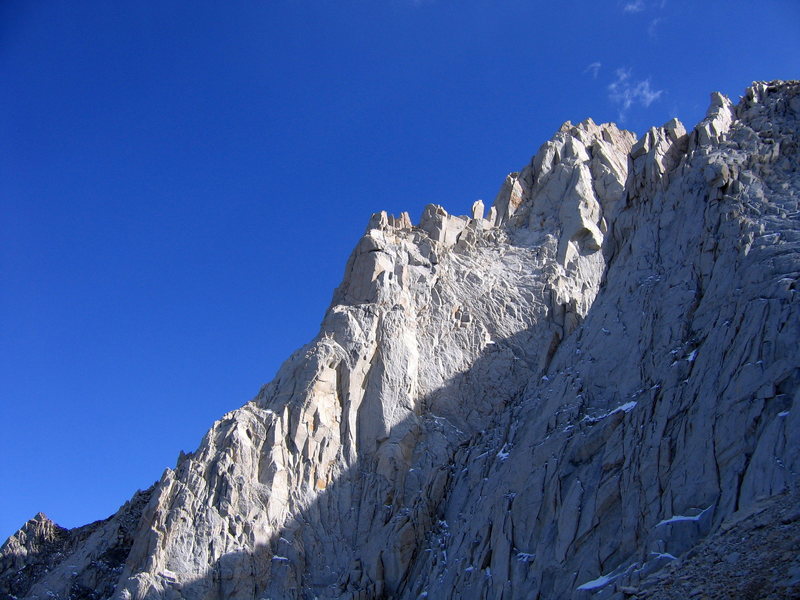 N Arete, viewed from the descent (looking SE)