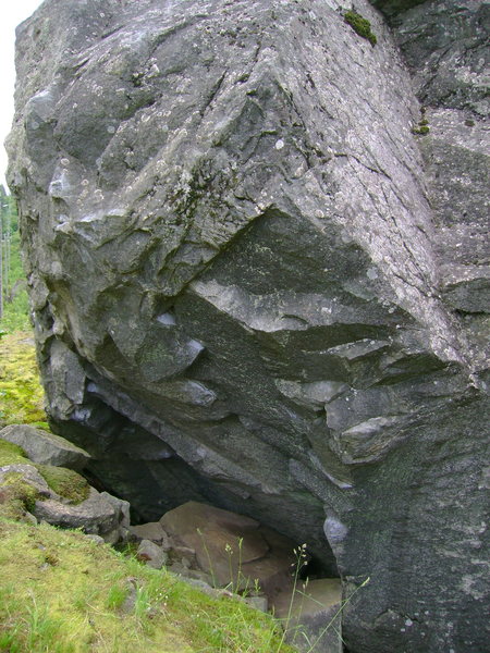 North side of the Big Sky Boulder