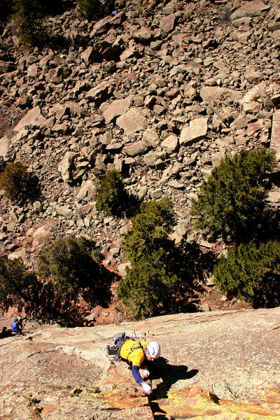 Steve walking the second pitch.