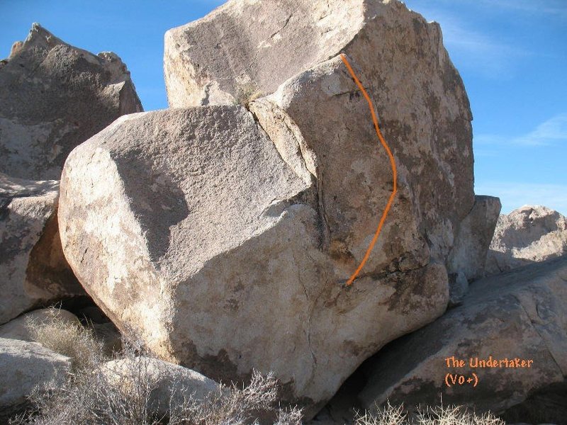 The Undertaker (V0+), Joshua Tree.