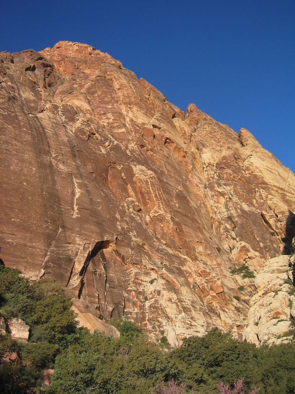 Black Velvet Wall from the approach trail...gettin' close.