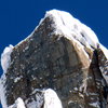 Cerro Torre Summit headwall on Jan 12th 2009.